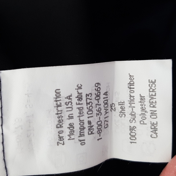 Zero Restriction boys 4 or xs microsuede windshirt navy blue New - Picture 7 of 7